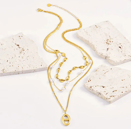 Collier Élégance Riviera ACIER INOXYDABLE- NÜYALUMEN